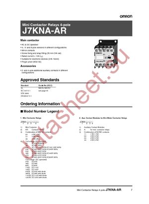 J7KNA-AR-22 24VS datasheet  